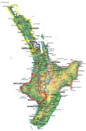 Map Of South Island